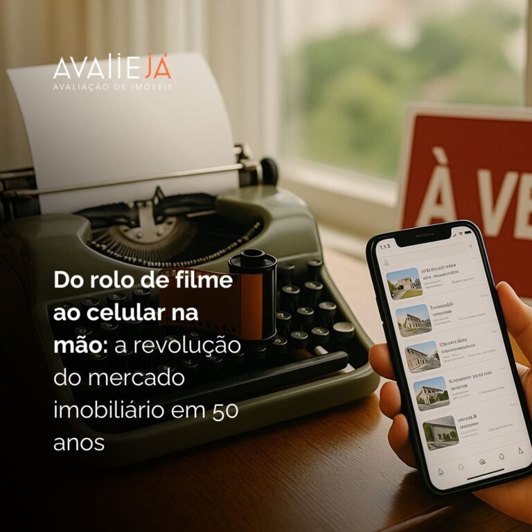 Do rolo de filme ao celular na mão: a revolução do mercado imobiliário em 50 anos